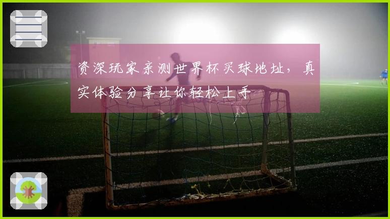 资深玩家亲测世界杯买球地址，真实体验分享让你轻松上手
